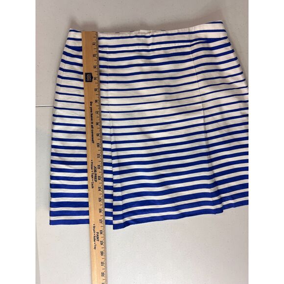 Banana Republic Women's Blue White Stripe Skirt Size 2 - Picture 9 of 10